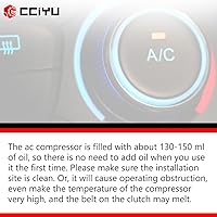 Vista 7 de cciyu Air Conditioning Compressor 2000-2014 for GMC Yukon 5.3L Fit for Cadillac Escalade 5.3L 2002 AC Pump