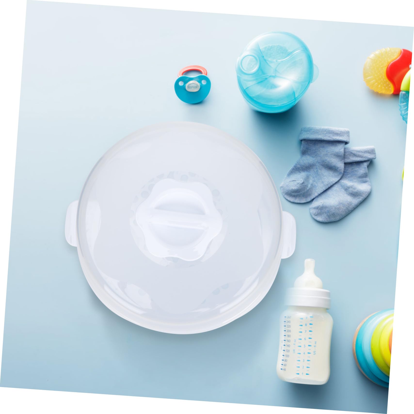 Caja Esterilizadora para Biberones Microondas Pp Blanco