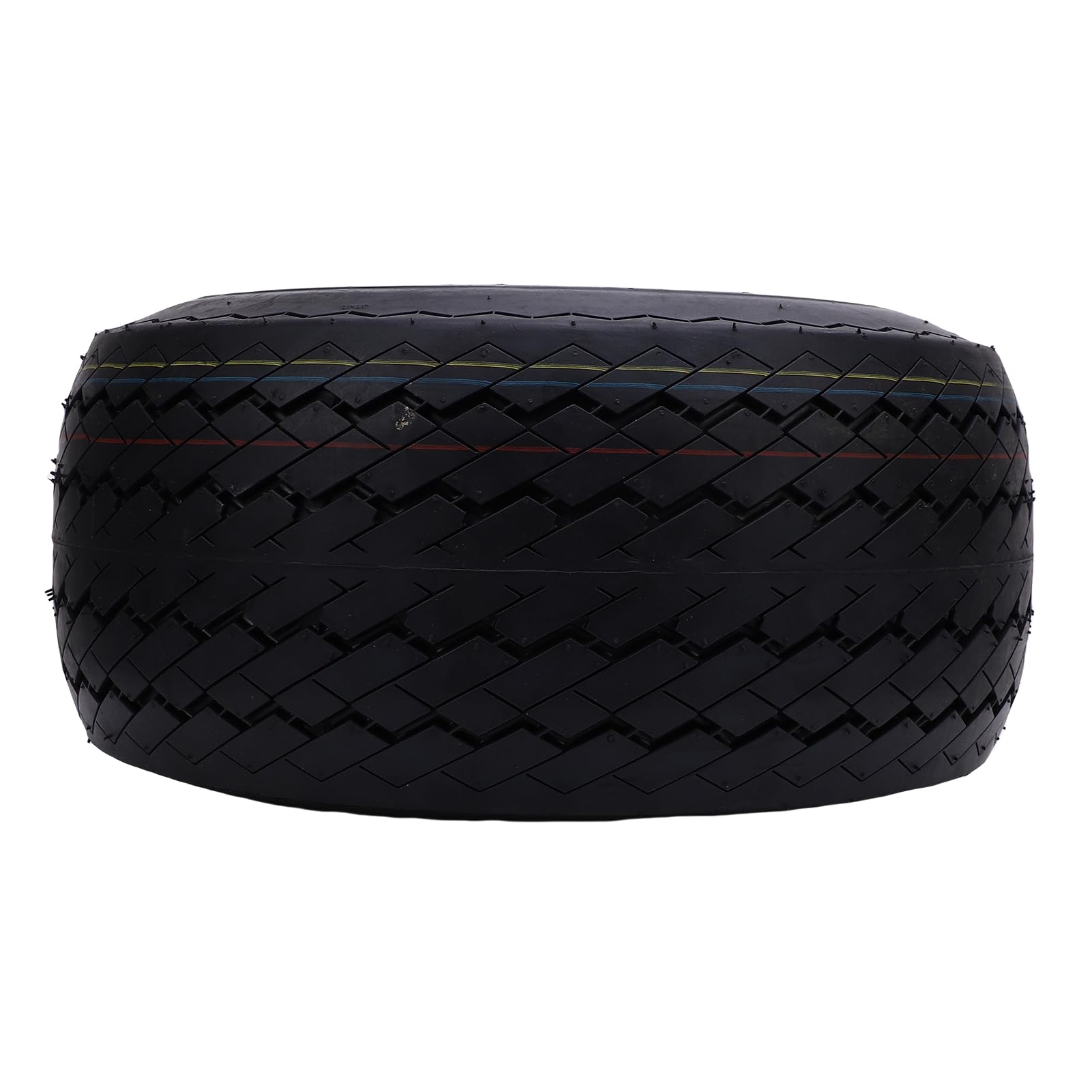 Asixxsix 18x8.50-8 Neumáticos de Cortacésped con Borde, 4 Pernos 4 Capas de Neumáticos sin Tubería y Conjunto de Ruedas, Neumático de Césped de Goma Delantero/Trasero para Montar