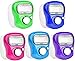 Tnyvm Electronic Finger Counter Display Counter LED Digital Row Counter, Handheld Number Click Counter, Electronic Finger Counter Hand Tally Counter with Ring for Counter Counters Accessories
