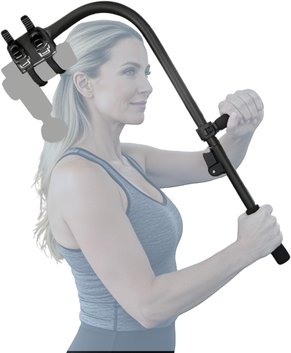 Adjustable Massage Gun Holder with 22"-28" Length Range for Back, Neck, and Shoulders – Compatible with Most Massage Guns, Ergonomic Design for Hard-to-Reach Areas, Ideal Gift for Women and Men
