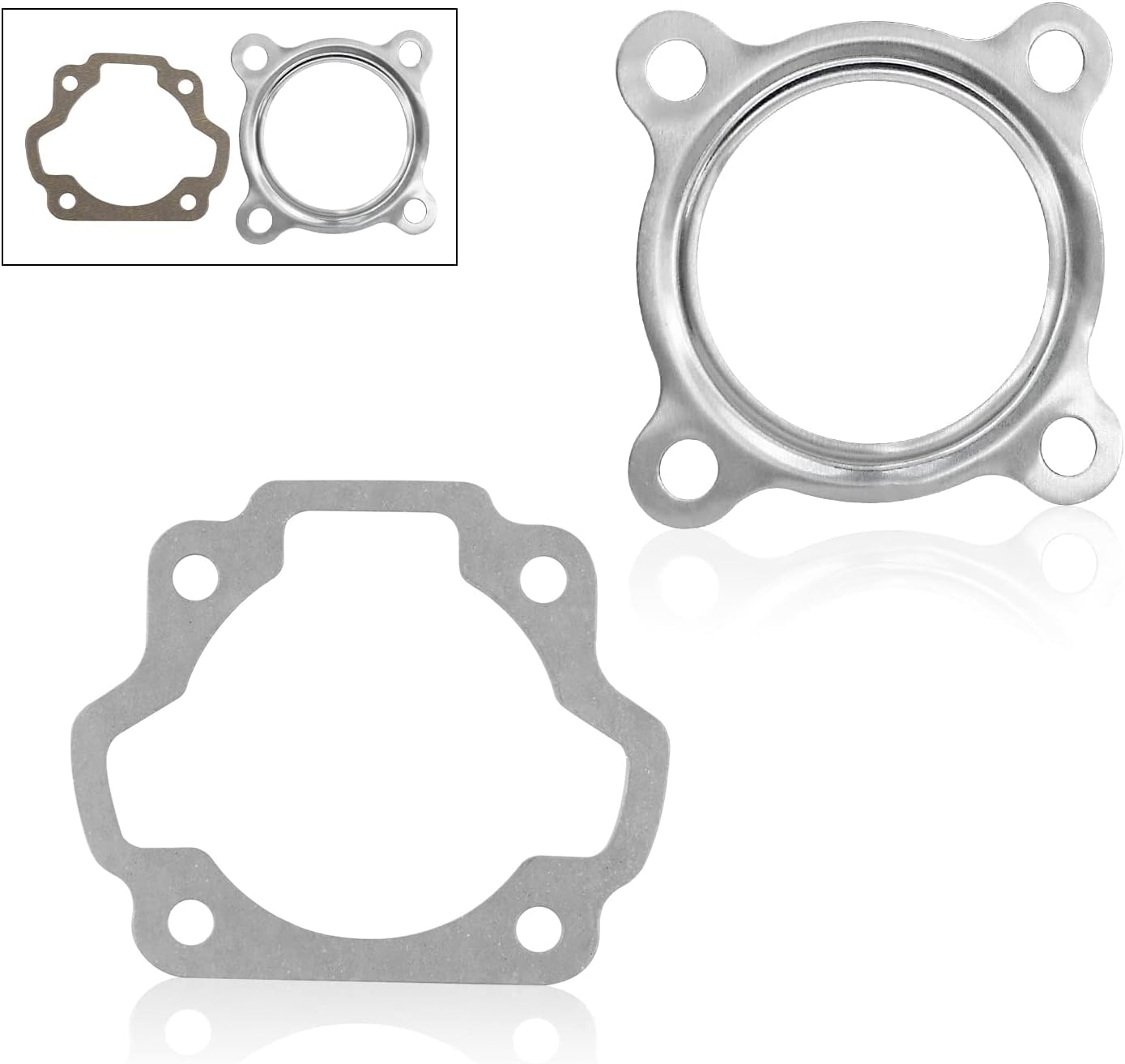 FLYPIG Cylinder Head & Base Gasket Set for Yamaha PW80 PY80