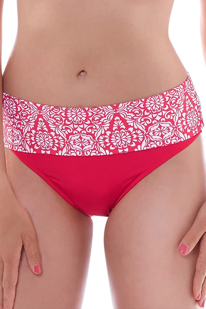 Fantasie 6147 San Francisco Classic Fold Bikini Brief Hot Coral Red Small