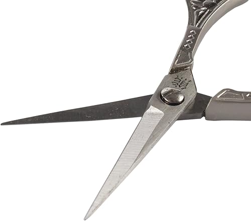 Miniatura 10 de bamboomn marcaHeirloom Craft bordado Tijeras wdecorativo asas fundido grúa Motif2Opciones de Tamaño