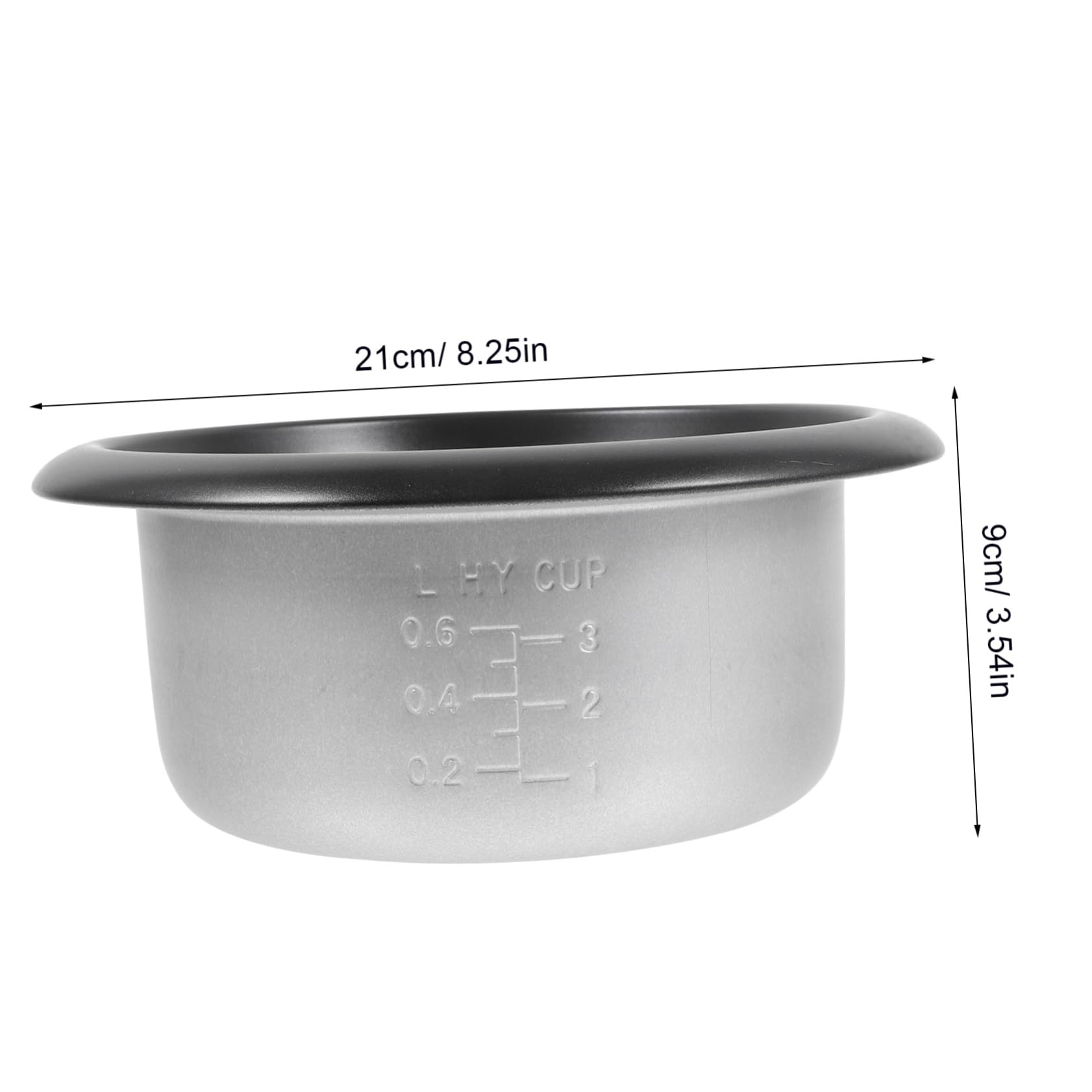 MOLUCKFU Rice Cooker Replacement Inner Pot Cooker Liner Aluminum Alloy Heat Conductive Non-stick Pot 1.5l Quick Heat