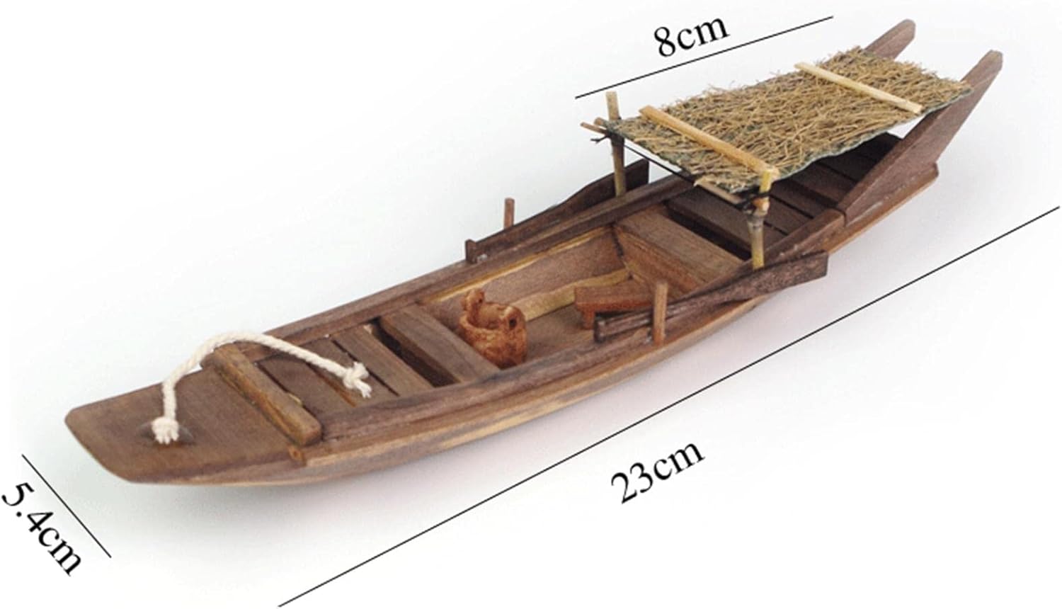 ベニスのゴンドラ船 オール木製ハンドクラフト 精密模型