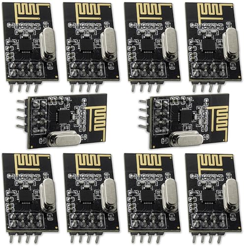 UMTMedia 10pcs NRF24L01+ Wireless Communication Module 2.4G Wireless RF Transceiver Compatible With Arduino and ESP8266