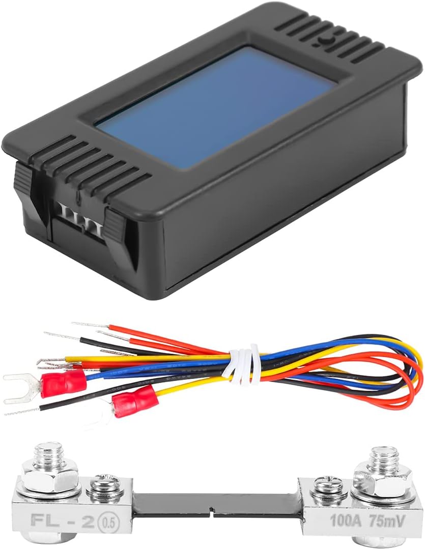 PZEM015 Digital DC 0-200V Current with 200A Shunt Car Battery Tester Meter Monitor 12V 24V 48V