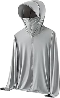 moletom com capuz UV,Moletom com proteção solar UPF 50+ manga comprida com chapéu sol - Camisa UV Jaqueta SPF Camisa com bolsos para caminhadas ao ar livre Honeybug