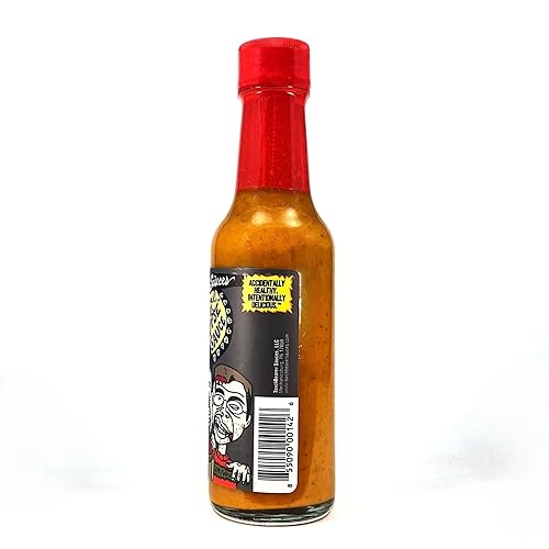 Miniatura 6 de Torchbearer Sauces Zombie Apocalypse Ghost Chili - Salsa picante de 5 onzas (paquete de 2) presentada en Hot Ones, nivel de calor 8, salsa picante
