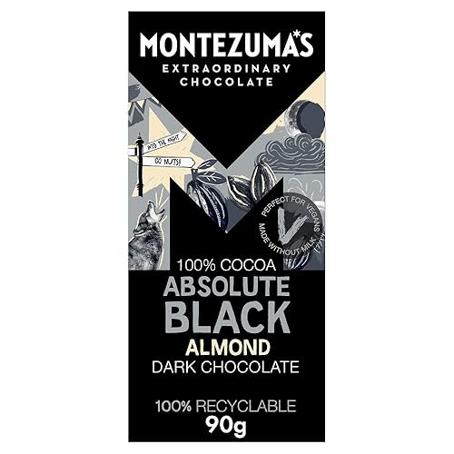 Montezuma's Chocolate negro absoluto con almendras