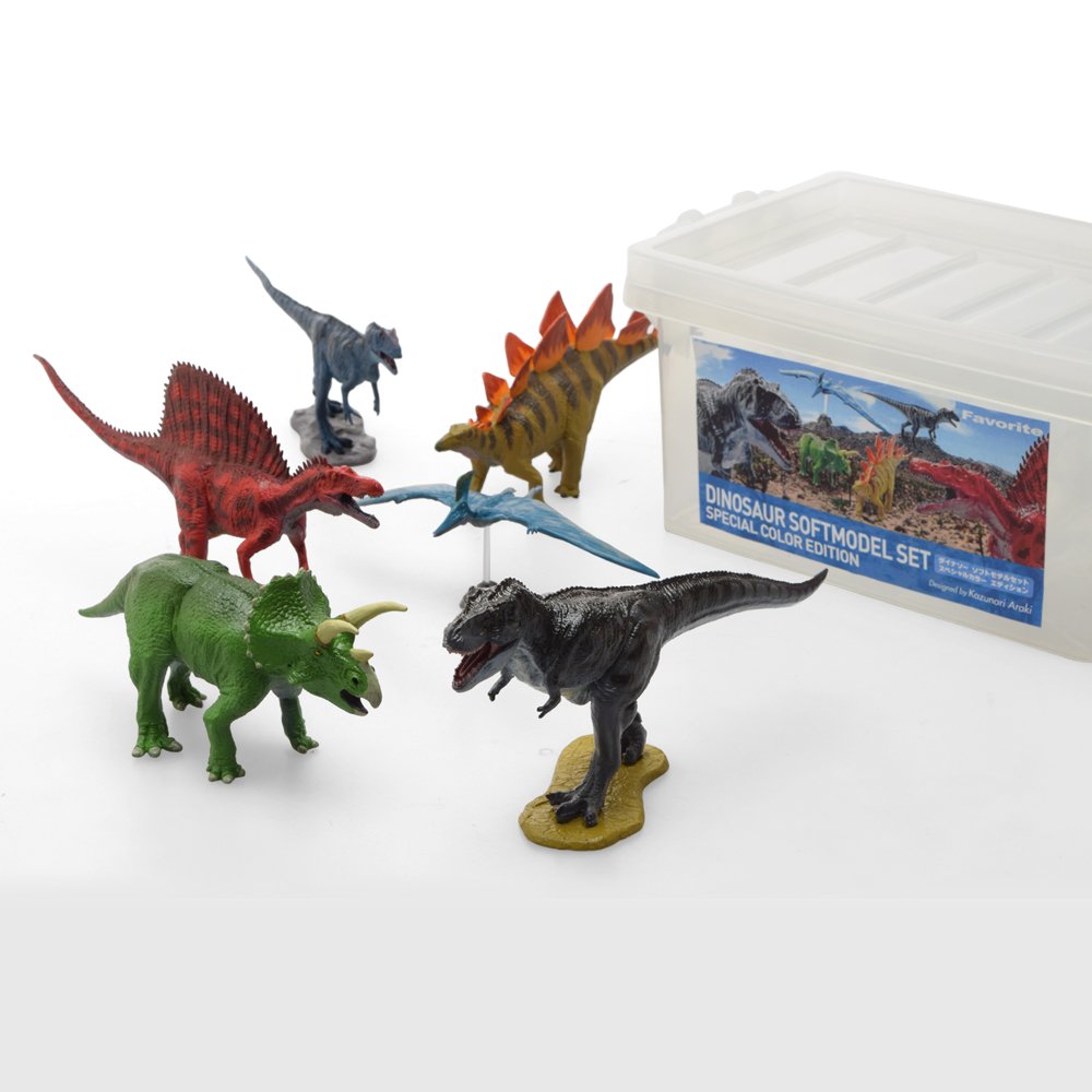 Amazon.co.jp: ダイナソーソフトモデルセット スペシャルカラー