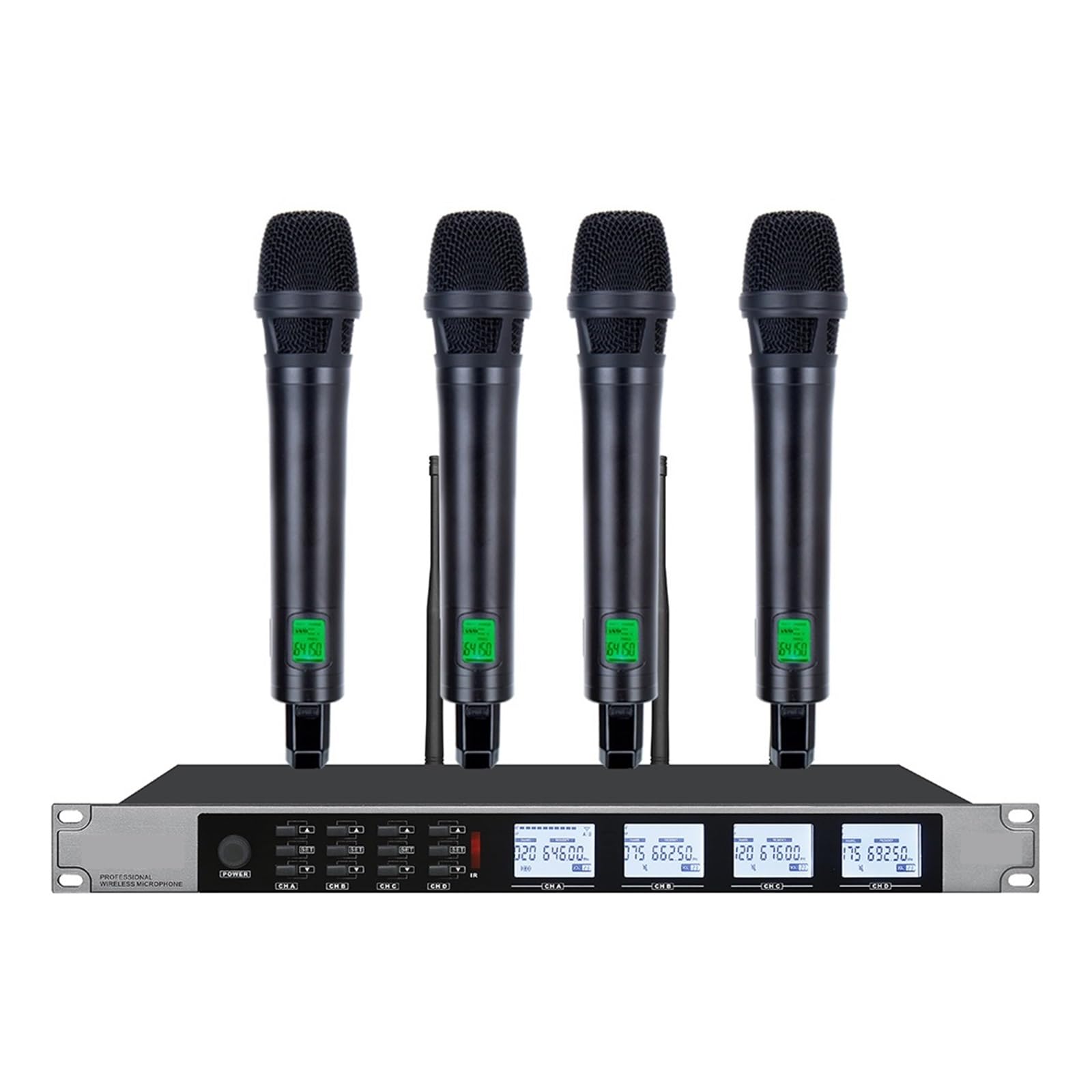 Sprzęt do podcastów, Bezprzewodowy system mikrofonowy Zestaw słuchawkowy z mikrofonem Mikrofon pojemnościowy Nadaje się do mikrofonu kościelnego(Handheld microphone)
