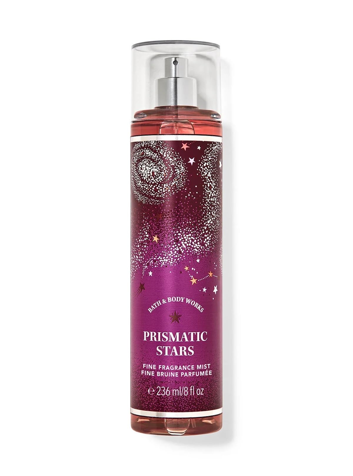 Bath and Body Works Fine Body Fragrance Mist 8 Fluid Ounce (Prismatic Stars)