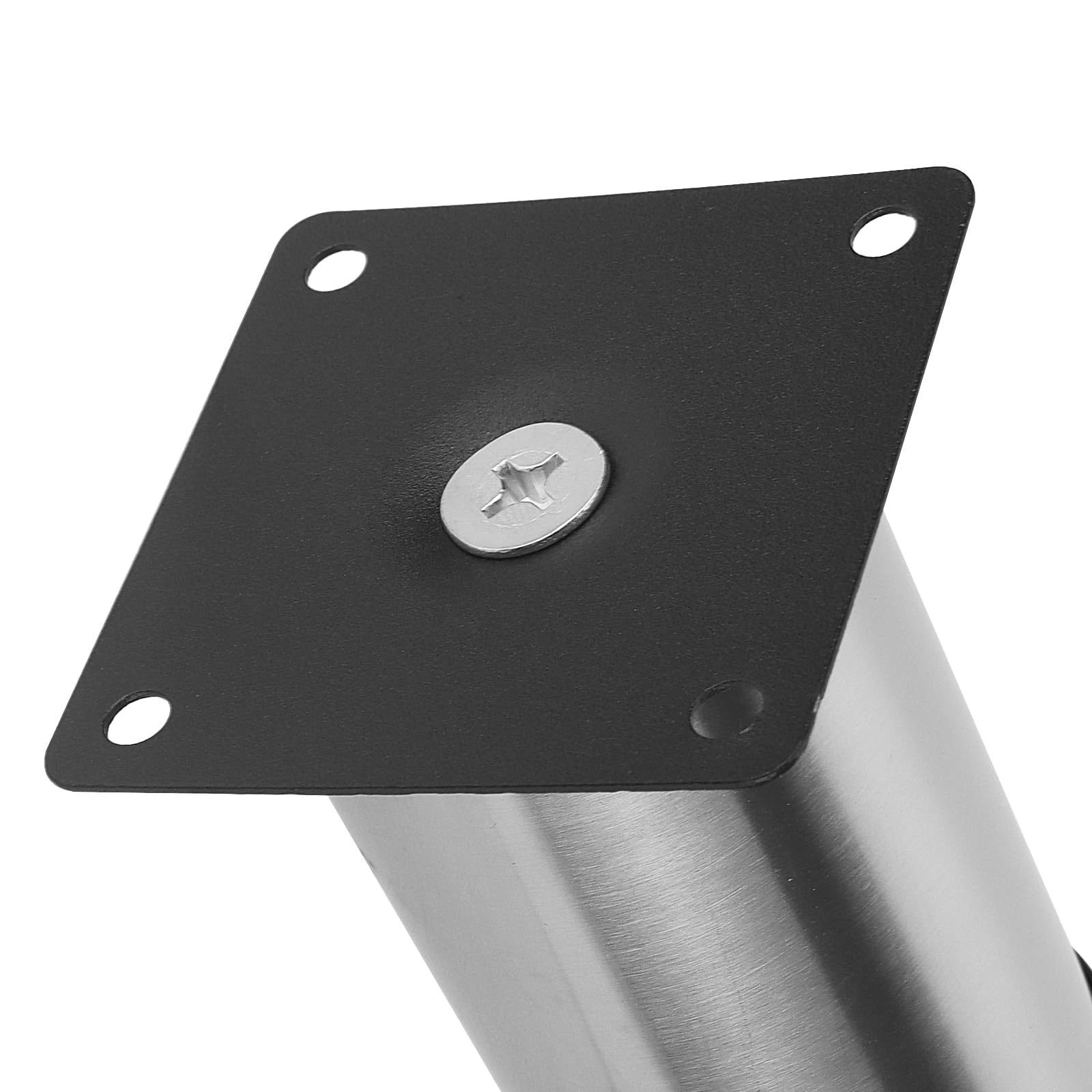 FAAING Set of 8 10 cm Furniture Legs, Stainless Steel, Adjustable Furniture Feet, Furniture Feet with Screws - Image 3