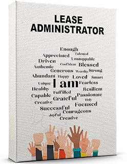 Custom Lease Administrator Inspirational Success Canvas Painting Wall Art, Lease Administrator Poster Decor for Nursery Room Kitchen Wall Decor 22AZ1432