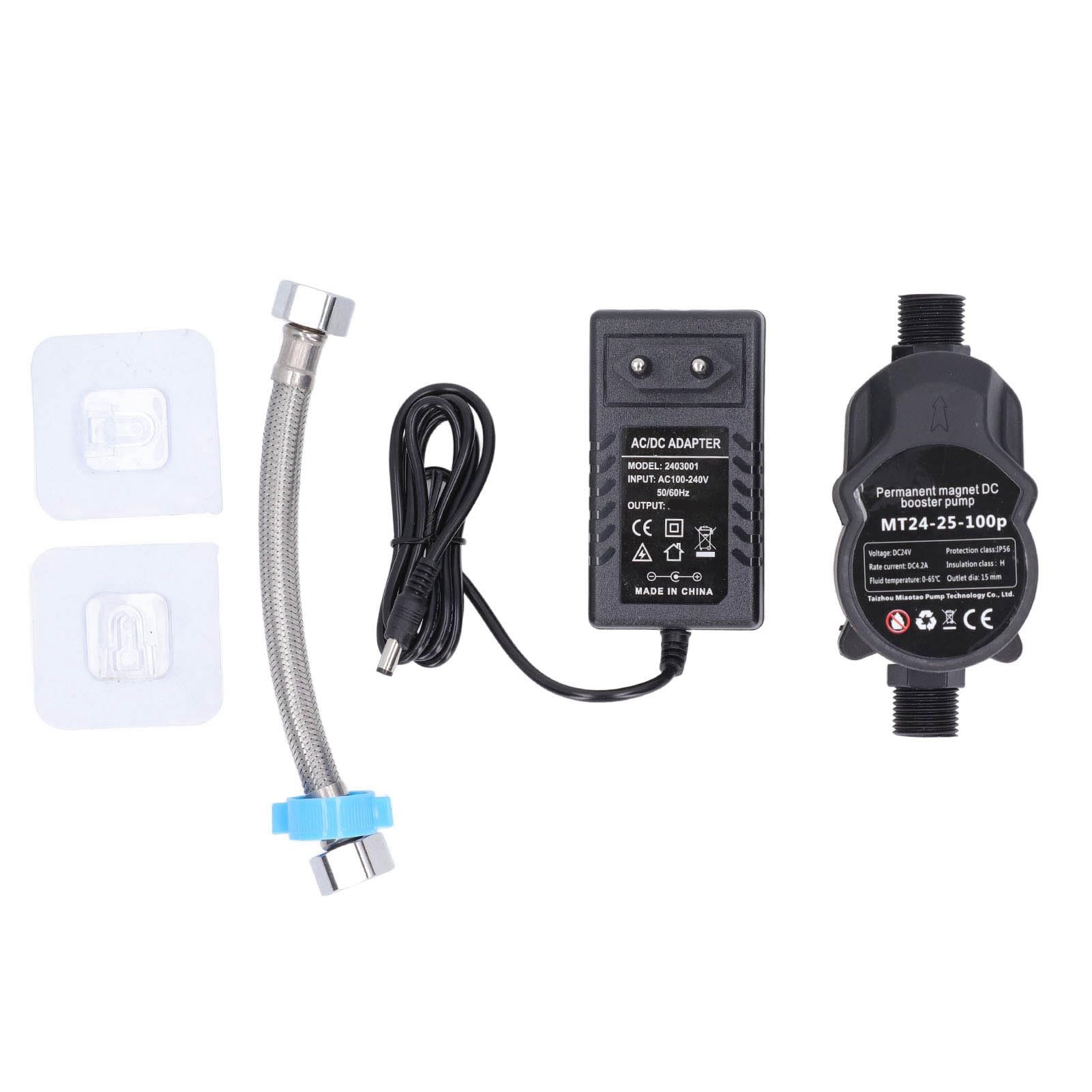 24V DC Pompe à pression de surpression d'eau, pompe de douche à faible bruit entièrement automatique pour domestique