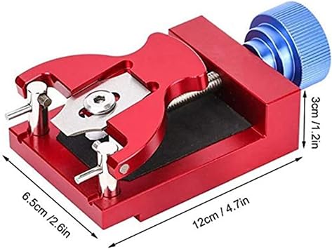 Watch Bezel Removal Tool, Bezel Ring Remover, Metal Watch Back Cover Opener Adjustable, Snap-Back Pry Type Watch Repair Tool Watch Repair Tool (Red)