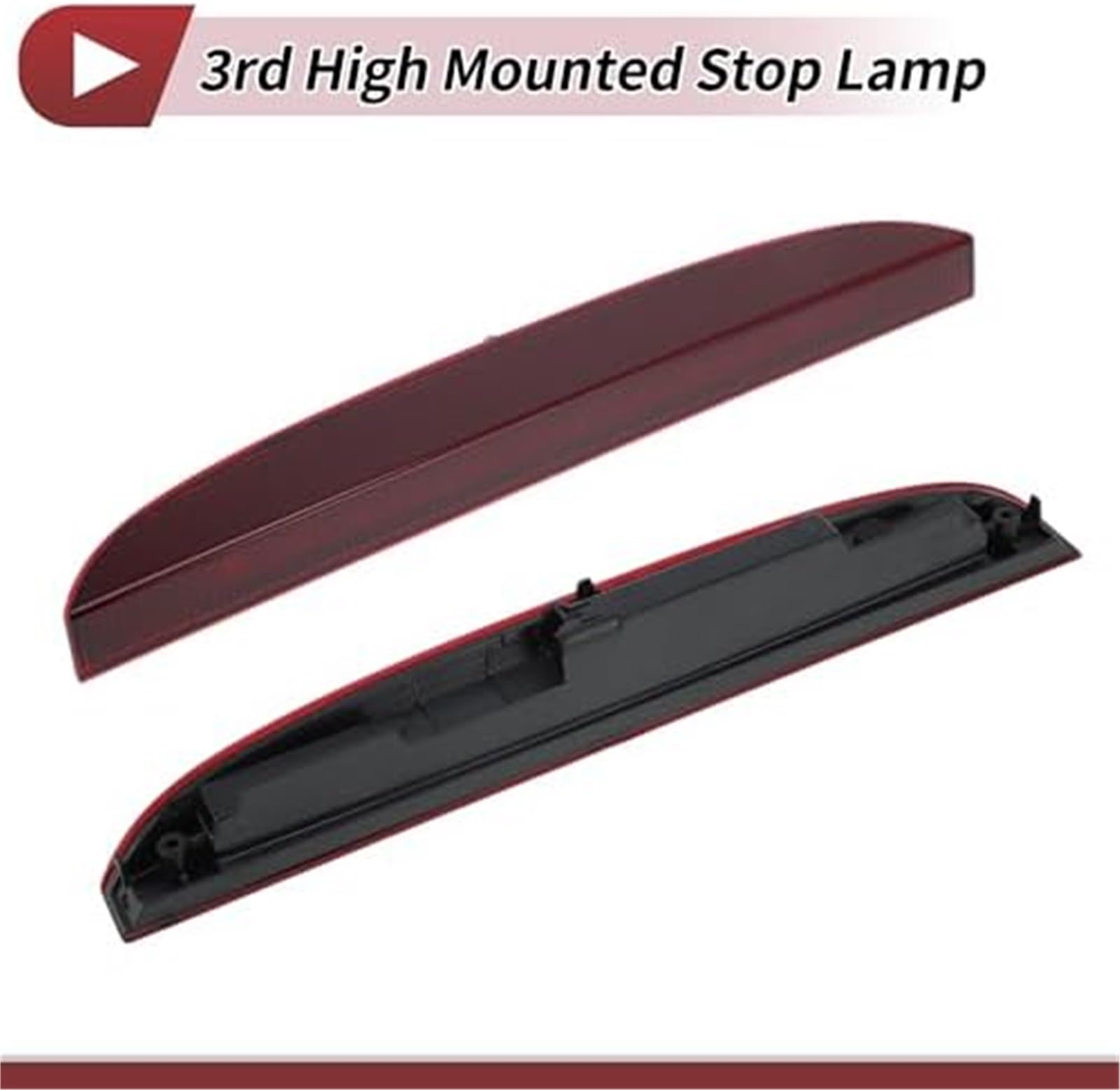 Terza luce stop a LED, per Renault per Clio Ii 1998-2006 No.7700410753 Rossa 3a montata Impermeabile posteriore centrale Livello 1 Terzo gruppo freno