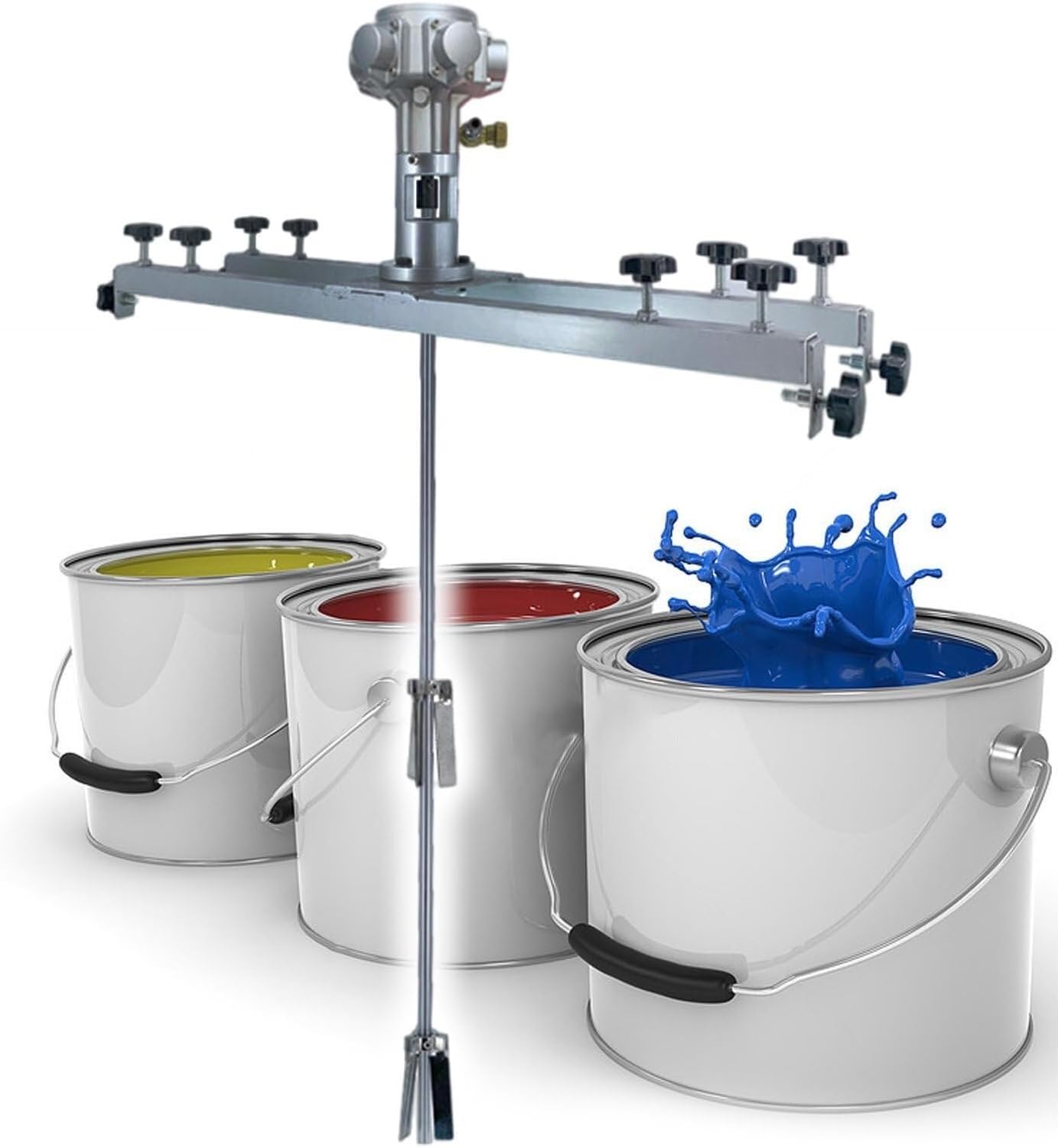 Pneumatic paint mixer, air agitator for IBC tank, 1 ton/1000L, paint mixer, folding propeller, for ink dissolver(H003)