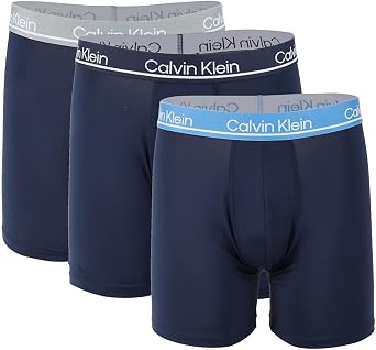 Calvin Klein Men`s Microfiber Stretch Boxer Briefs 3 Pack Large, BlackNP2444-401/G_B_B