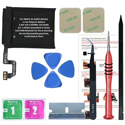 Soseieiu Apple Watch Series 4 40mm Battery (2026 Upgraded)