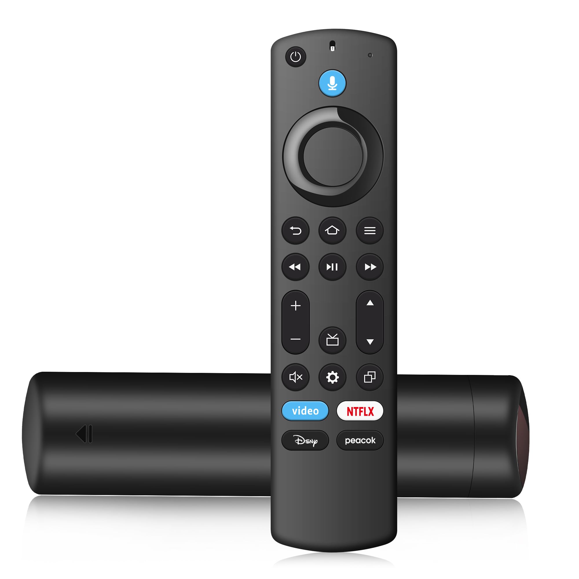 Replacement Firestick Remote for All Fire Series TVs Stick (2nd/3rd Gen), Universal TV Remote Compatible with Stick 4K Max/Omni/QLED Series &amp; TVs Cube with Voice Control