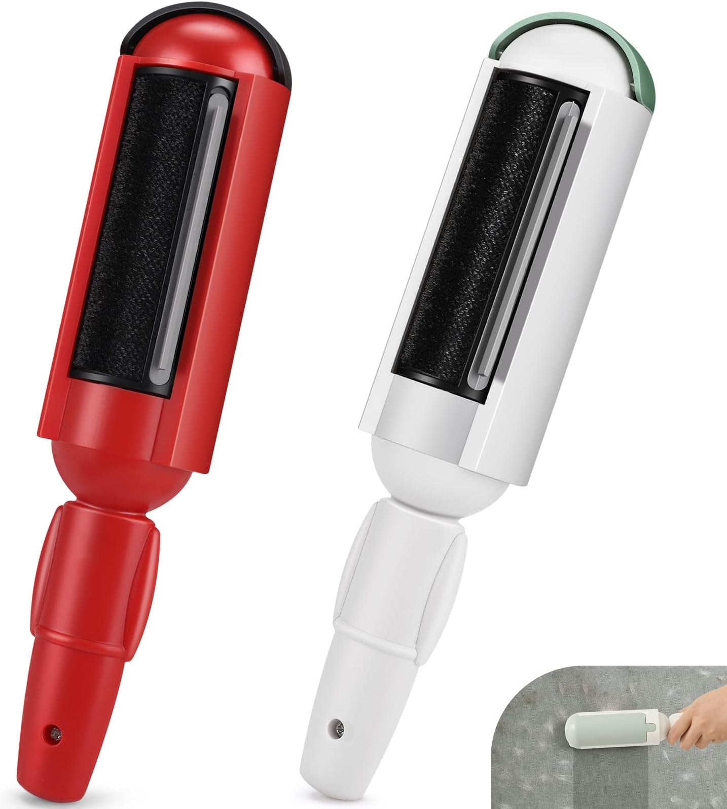 Fur Magic Reusable Pet Hair Remover Roller for Dog, Cat and Other Pet Hair with Improved Handle