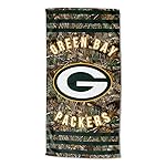 Northwest NFL Green Bay Packers Unisex-Adult Beach Towel, 30 x 60, Realtree Camo Stripes