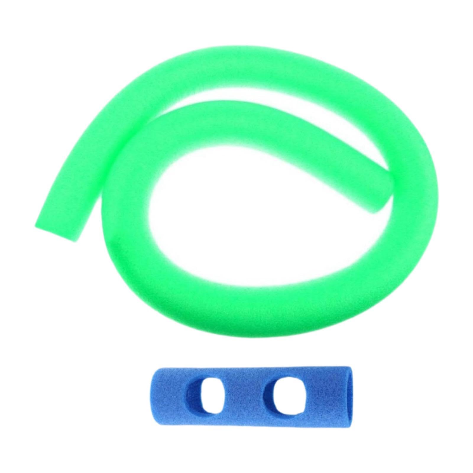 Bastoncini Galleggianti per Piscina, Giocattolo Acquatico Leggero E Flessibile, Riutilizzabile con Connettore per Bastoncini Galleggianti per Piscina, Verde Blu