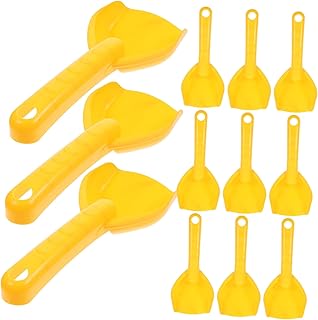 Ciieeo 100 Peças Ao Ar Livre Para Conjuntos De Jogos De Plástico Ao Ar Livre Mini Para Colher De Areia Pás De Areia Pá De Praia Pá Compacta Pá De Areia Para Jogar Areia Para Praia