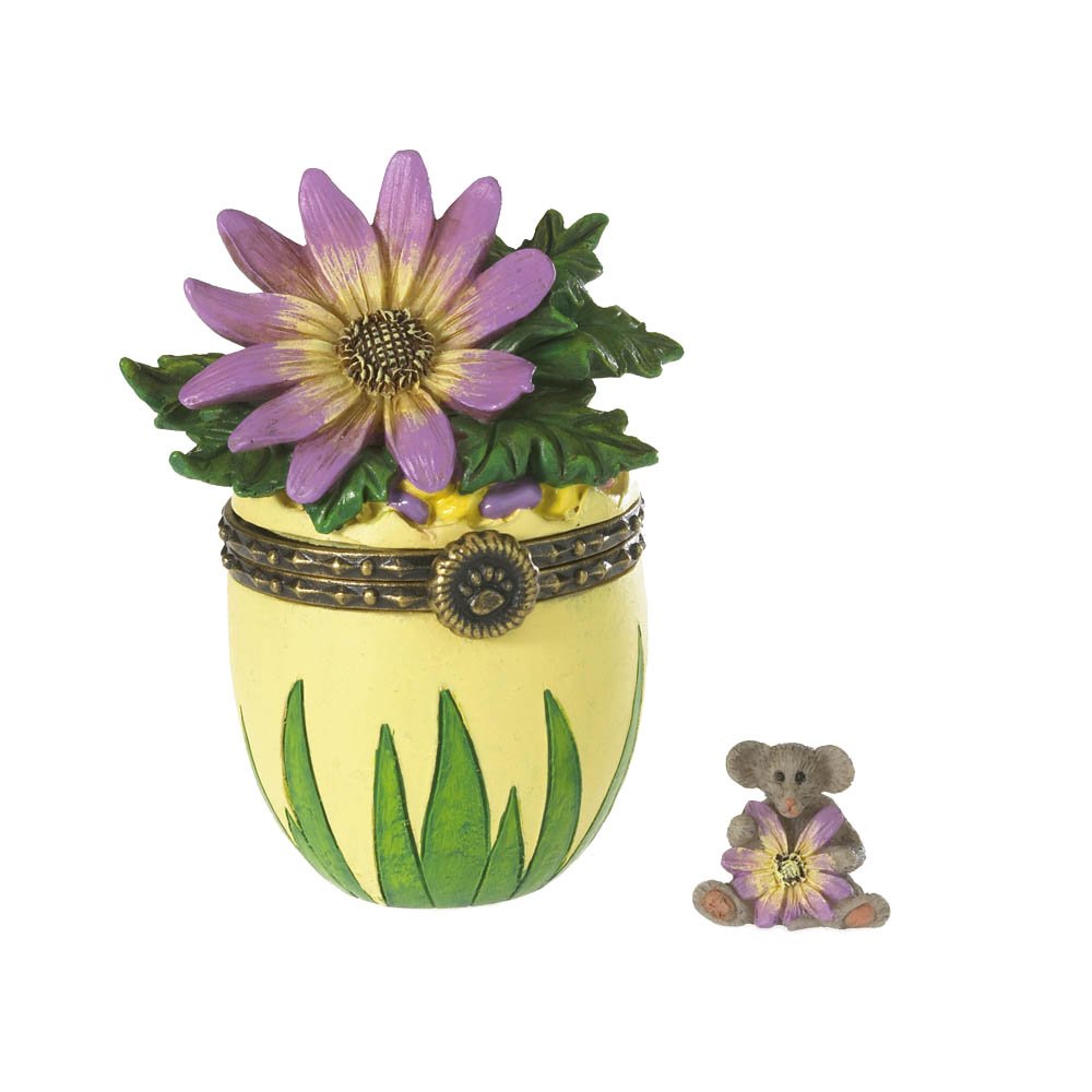 EnescoBoyds Resin Easter Egg Treasure Box Trinketbox 2.6-Inch