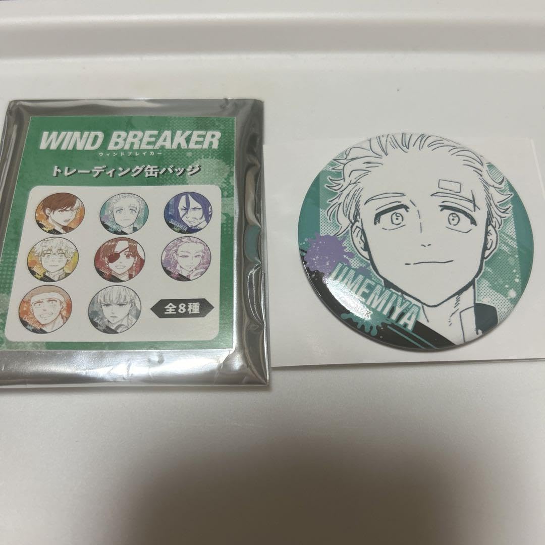 Amazon.co.jp: ウィンドブレーカー 梅宮 原作 wind breaker 缶バッジ 