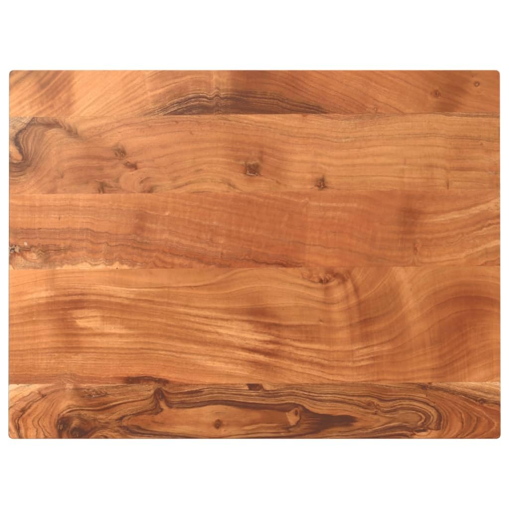 vidaXL Piano Tavolo 70x50x2,5 cm Rettangolare Legno Massello Acacia, Piano per Tavolo Rettangolare, Piano Tavolo in Legno, Piano per Tavolo da Pranzo