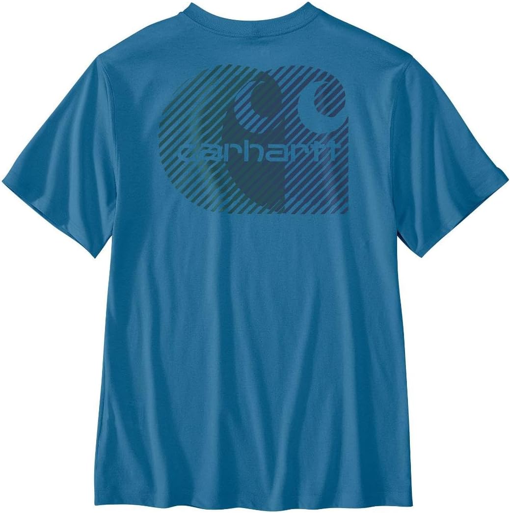 Carhartt Mens Relaxed Fit Lightweight Short-Sleeve C Graphic T-Shirt