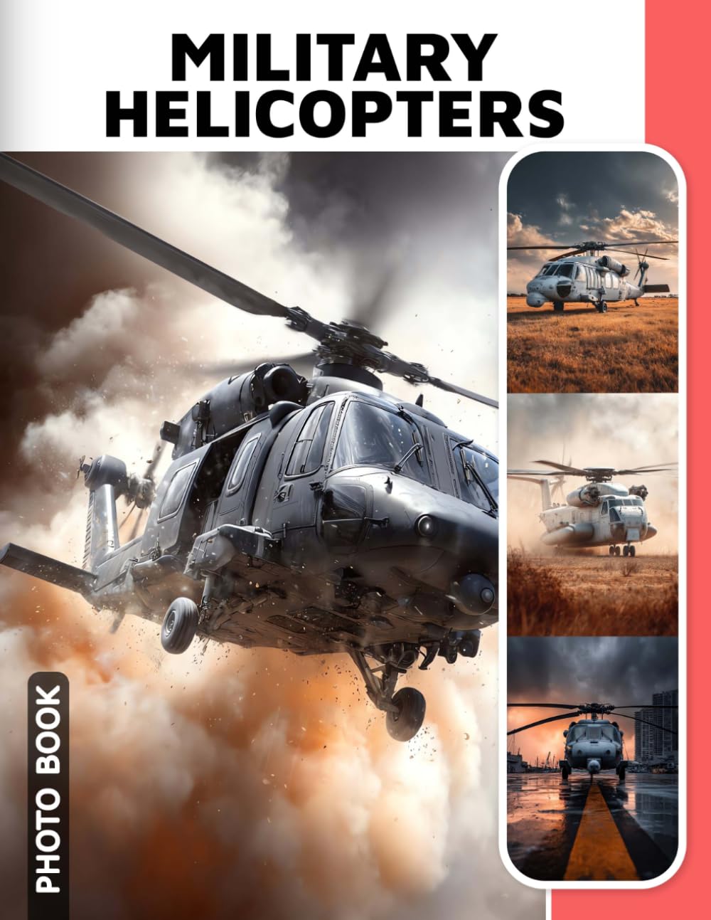 Military Helicopters Photo Book: Combat Helicopter Images Collection Showcasing Powerful Aircraft And Military Aviation Technology In Action-packed Photography Selection