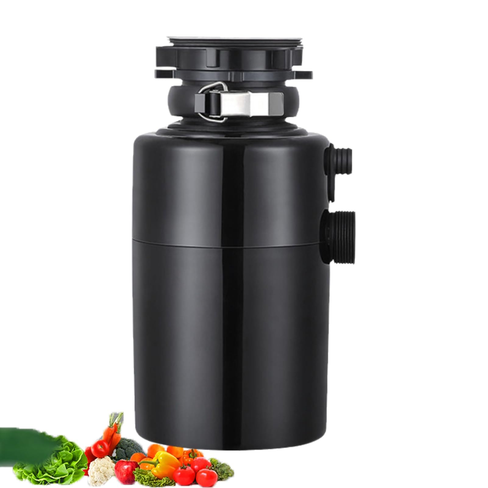 Alimentación Continua de Residuos de Alimentos del Fregadero de la Cocina Triturador de Residuos de Alimentos de Fácil Instalación Molinillo de Huesos, Cáscaras de Huevo, Cáscaras y Restos