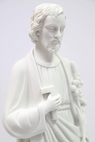 Miniatura 4 de Figura de escultura de estatua de San José de 19 pulgadas, fabricada en Italia, para interiores y exteriores