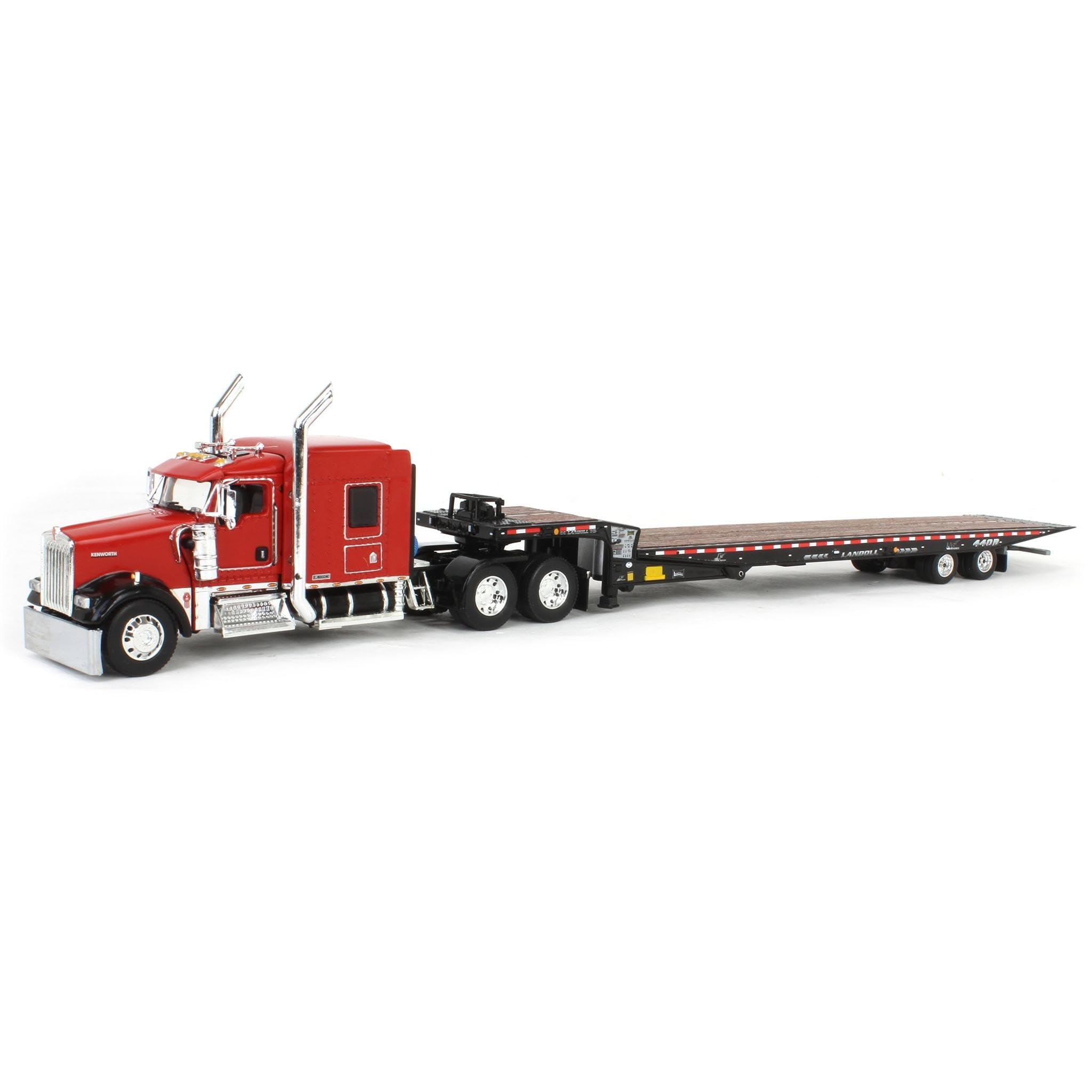 Amazon.com: First Gear DCP 1/64 Black/Red Kenworth W900L