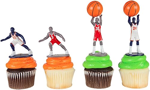 Miniatura 9 de ​Kaskey Kids set de muñecos de baloncesto Basketball Guys con 2 equipos completos y más para inspirar la imaginación con juego sin fin (para niños