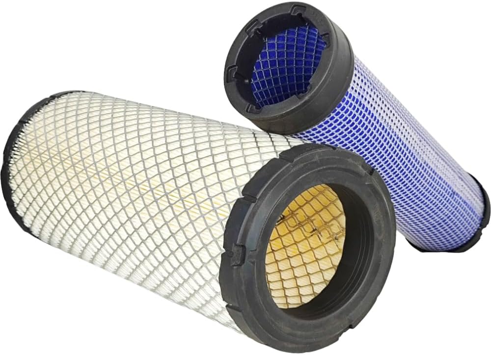 XYZIL Maintenance Filter Kit Compatible with Bobcat 337 341 230611001 & Above, 515411001 & Above Excavator for Engine V2203 6675517 6667352 6670207 6516722 Air Fuel Hydraulic Oil w/Air Filter 6666333
