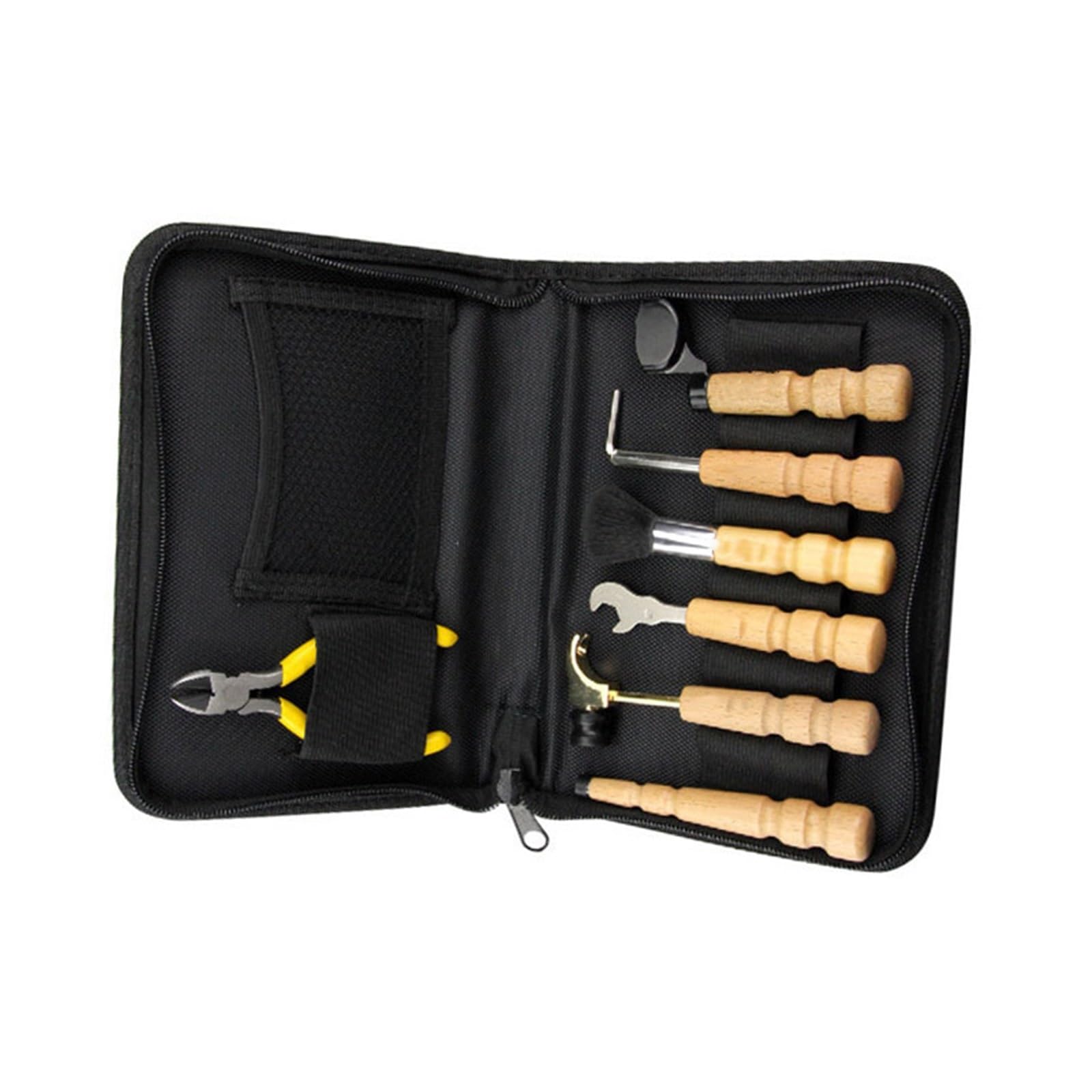 herramientas de reparación de guitarras Kit De Herramientas Reparación Y Mantenimiento Guitarras Que Incluye Una Llave Hexagonal Para Cambiar Cuerdas Afinar