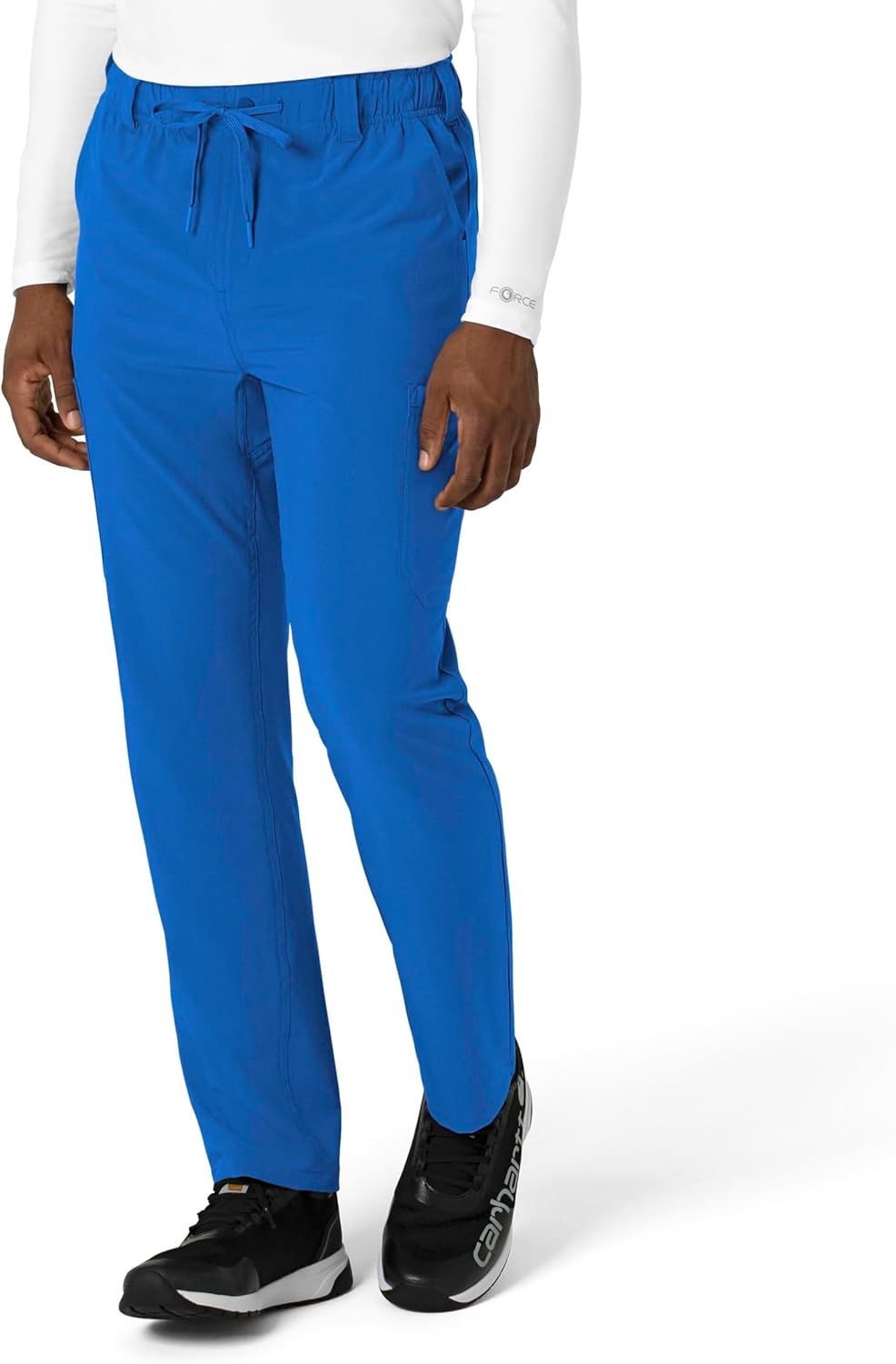 Carhartt Force Cross-Flex Men's Straight Leg Scrub Pant - Royal, L - Image 3