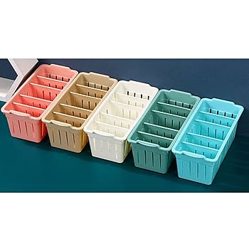 Amazon.co.jp: バスケット 収納かご 収納ボックス 6つ仕切り