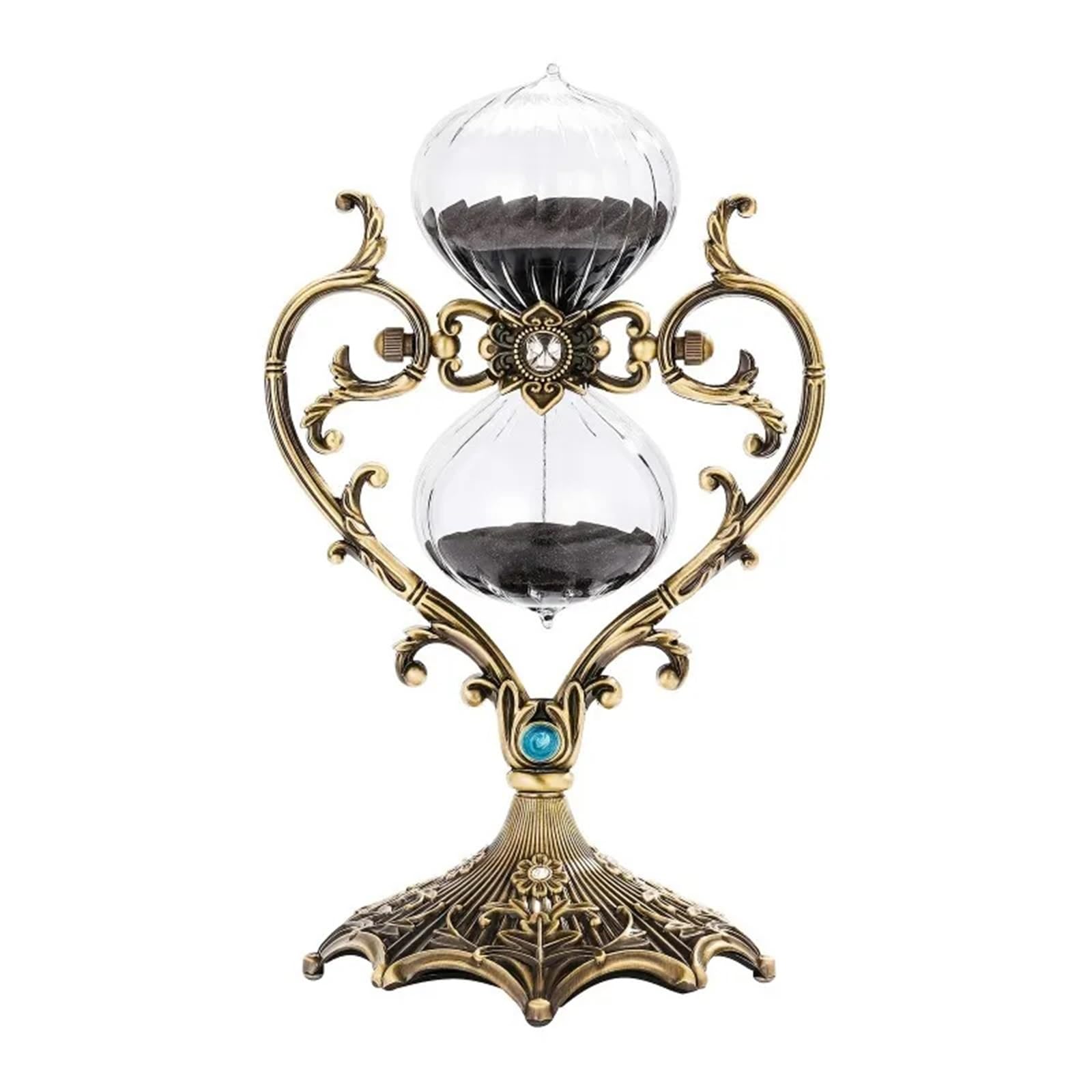 Minuteur Vintage 60 Minutes Noir - Cadeau Romantique et Déco Bureau