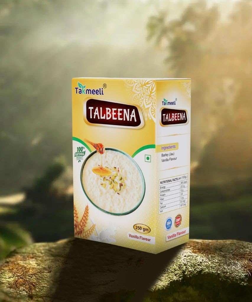 TAKMEELI TALBEENA COMES IN THREE FAVORITE FLAVOUR VANILLA, MILK MAWA AND ELICHI (250g) (VANILLA FLAVOUR)