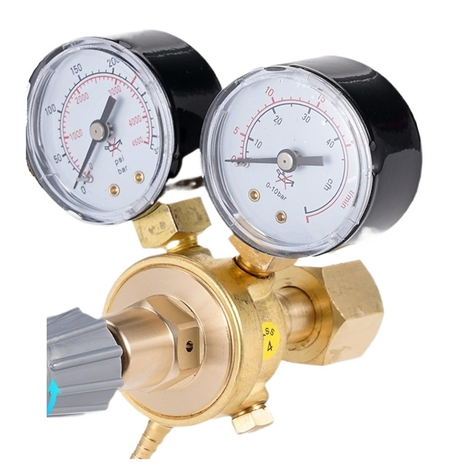 Amokd 1Pcs Gas Bottle Pressure Regulator Carbon Dioxide Welding Pressure Reducer Gauge Welding Flow Meter Gauge W21.8 Connector