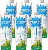 Cocobella Coconut Water Straight Up, 6 x 1L