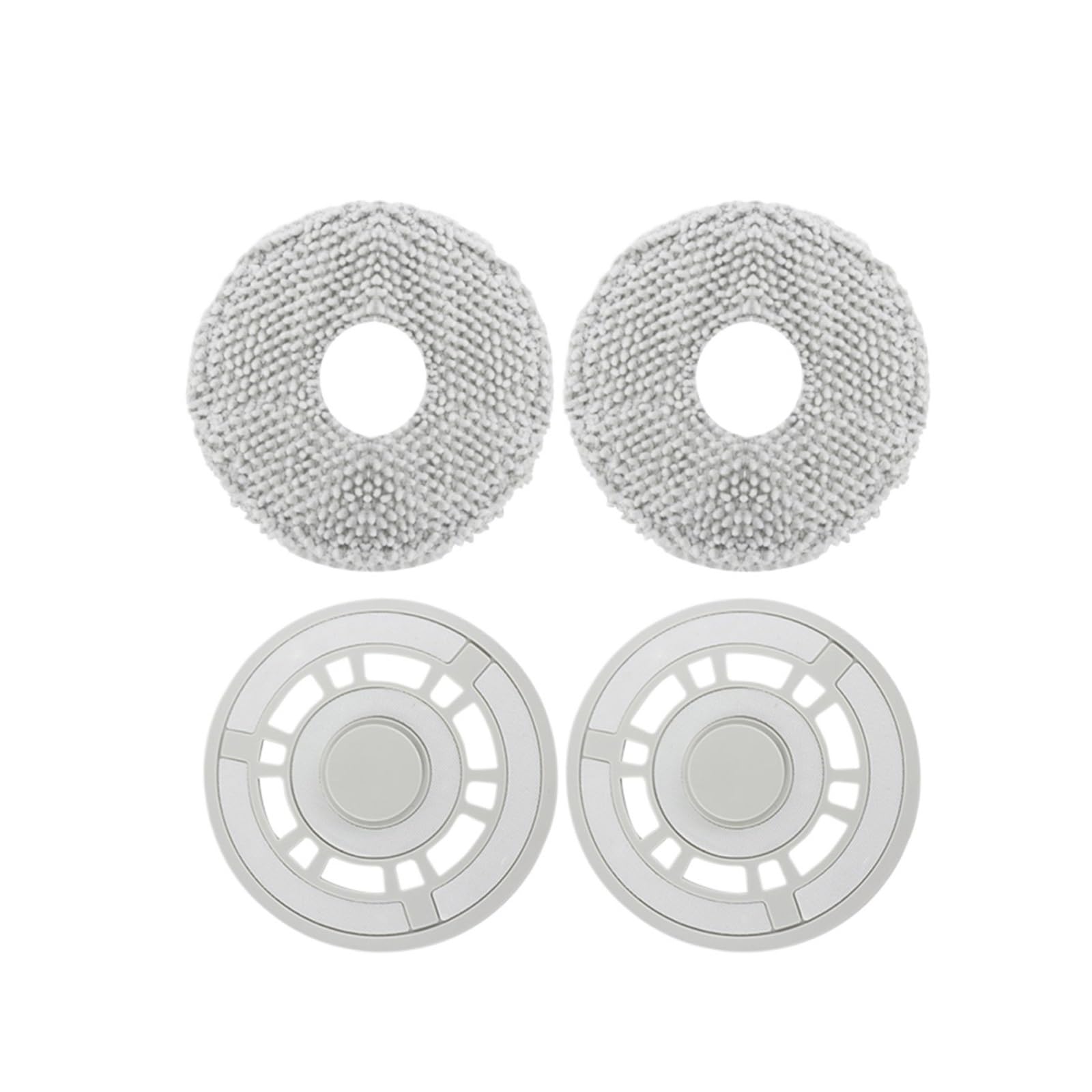 ZJMBGDSF Mop Cloth Rag Holder Accessories，Compatible For Dreame，L10sUltra S10 S10Pro X10，Compatible For Xiaomi， B101CN Robot Vacuum Cleaner(Mount 2pcs+mop 1pcs)
