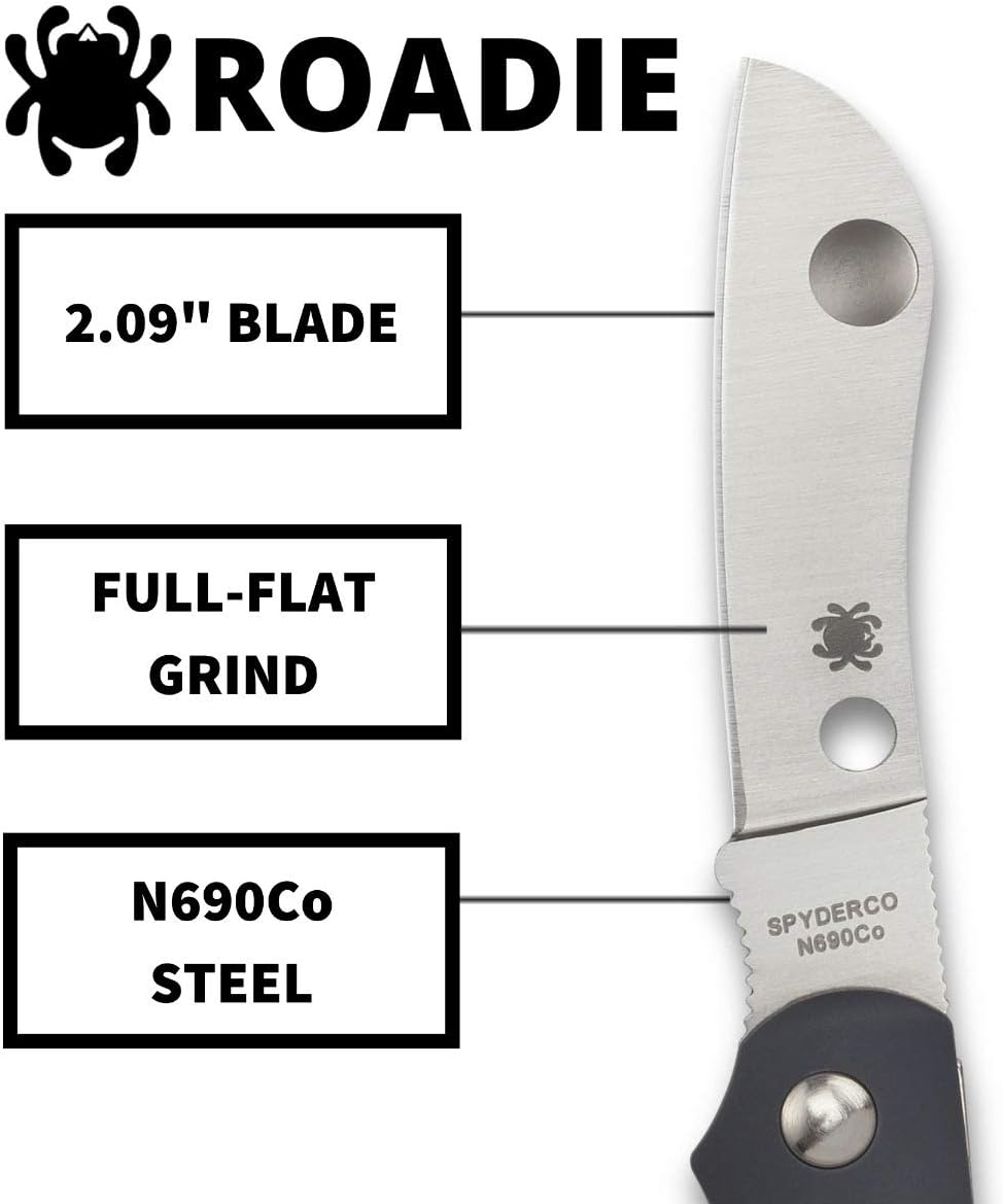 Spyderco Roadie Folding Pocket Knife, PlainEdge image 3